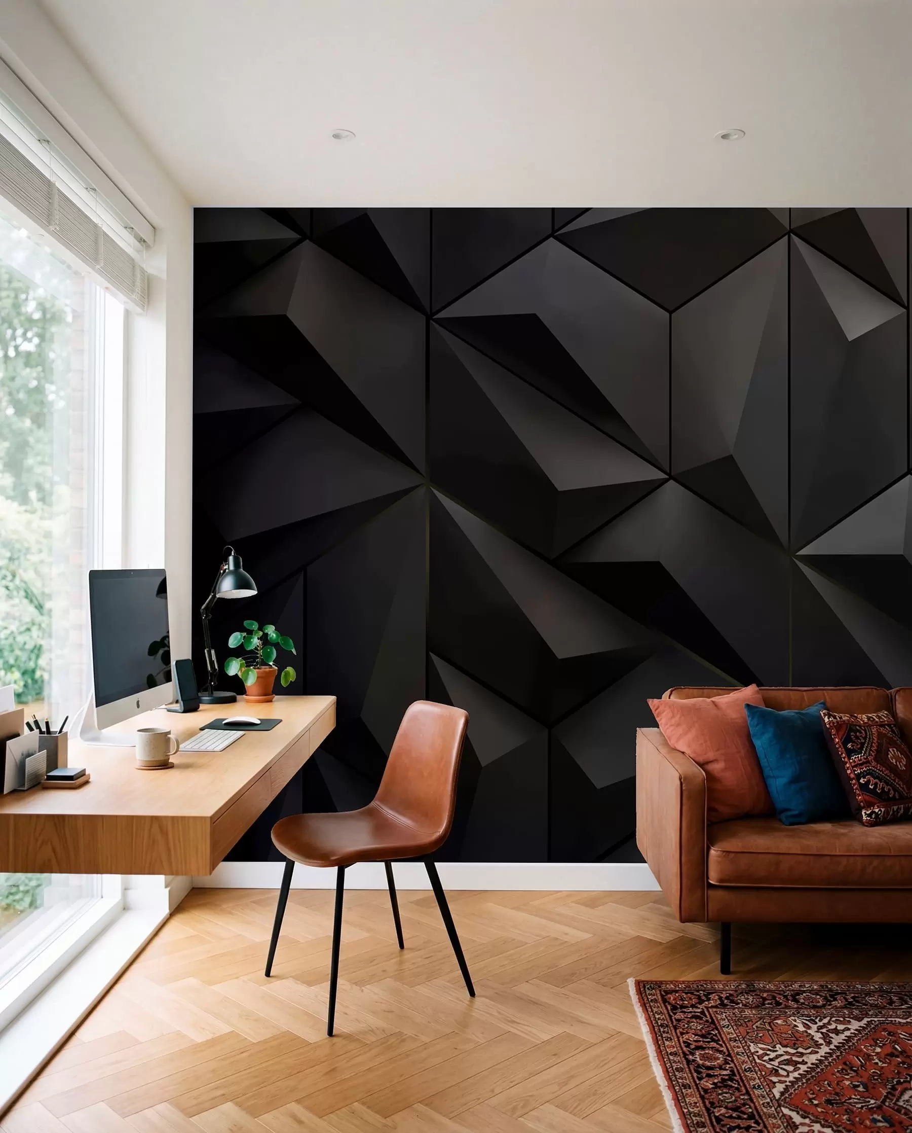 murales de pared Paneles triangulares u79936
