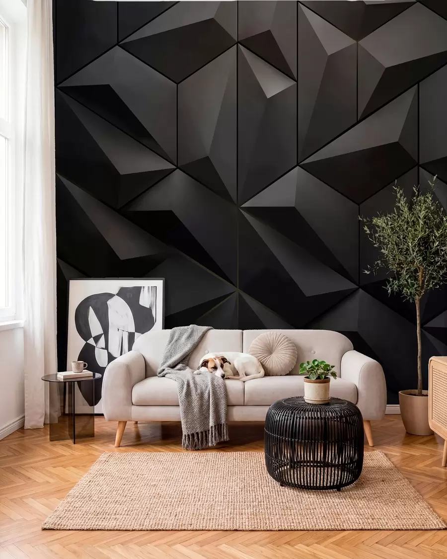 murales de pared Paneles triangulares u79936
