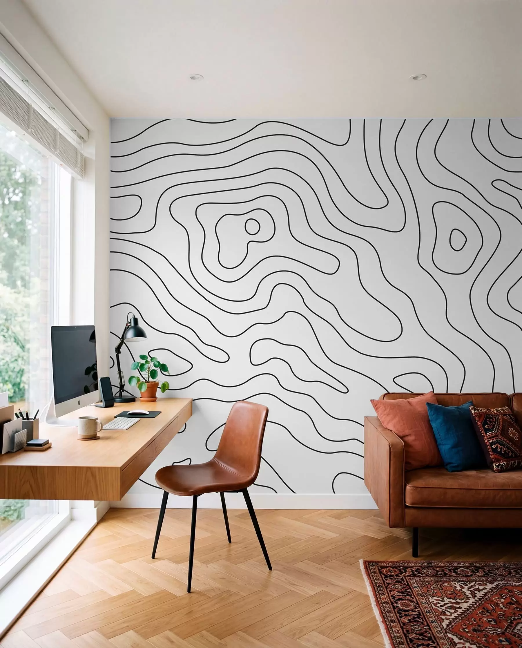 murales de pared mapa topográfico u70650