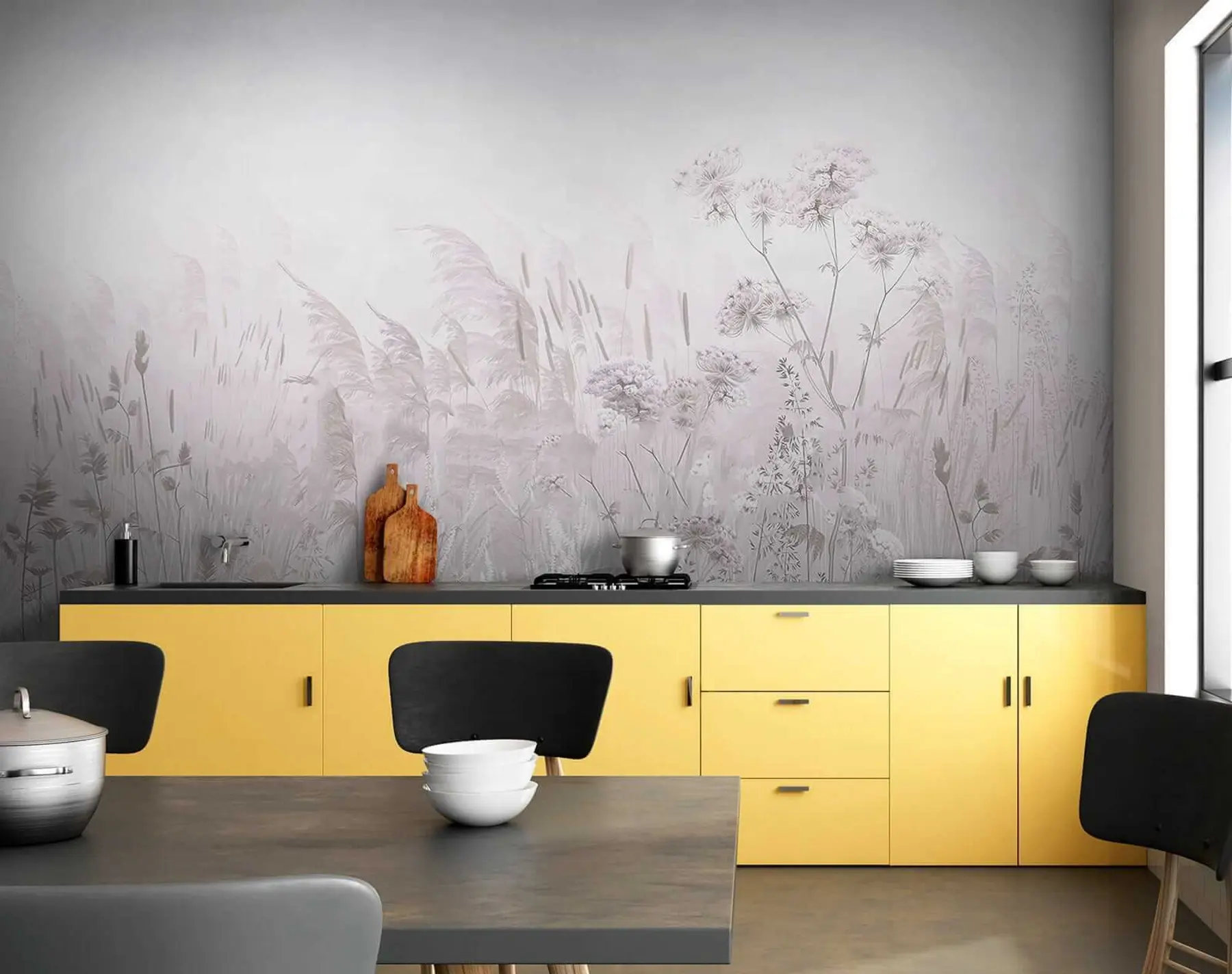 murales de pared Hierbas encantadoras u00104