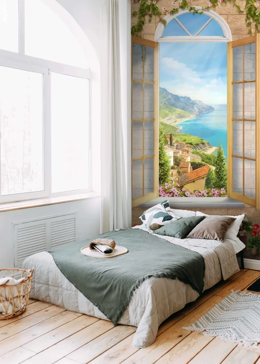 murales de pared Vista desde la ventana u07042