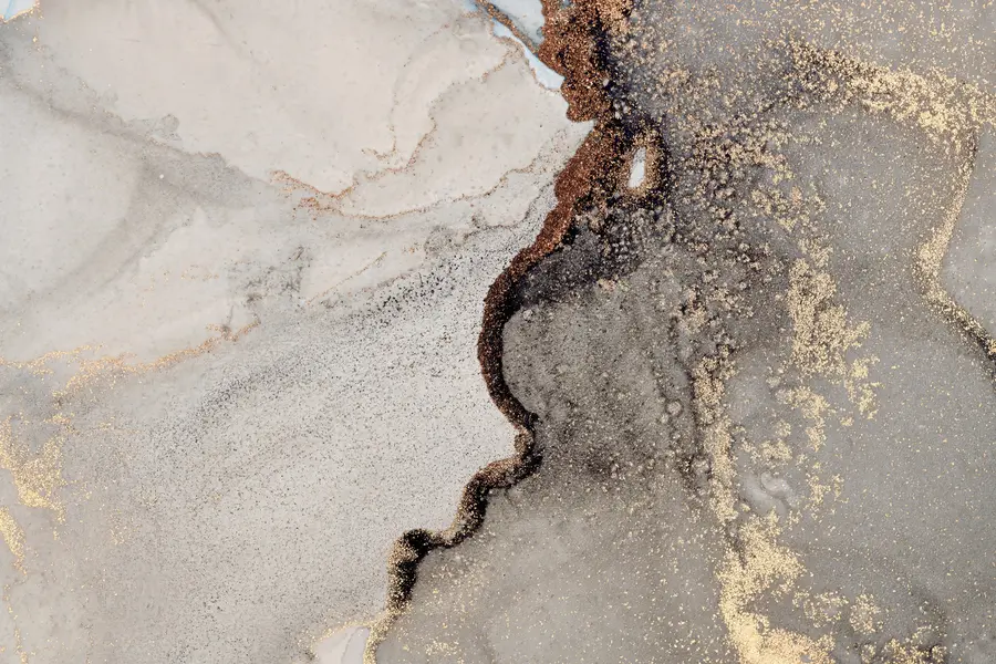 murales de pared Líquido gris u08653