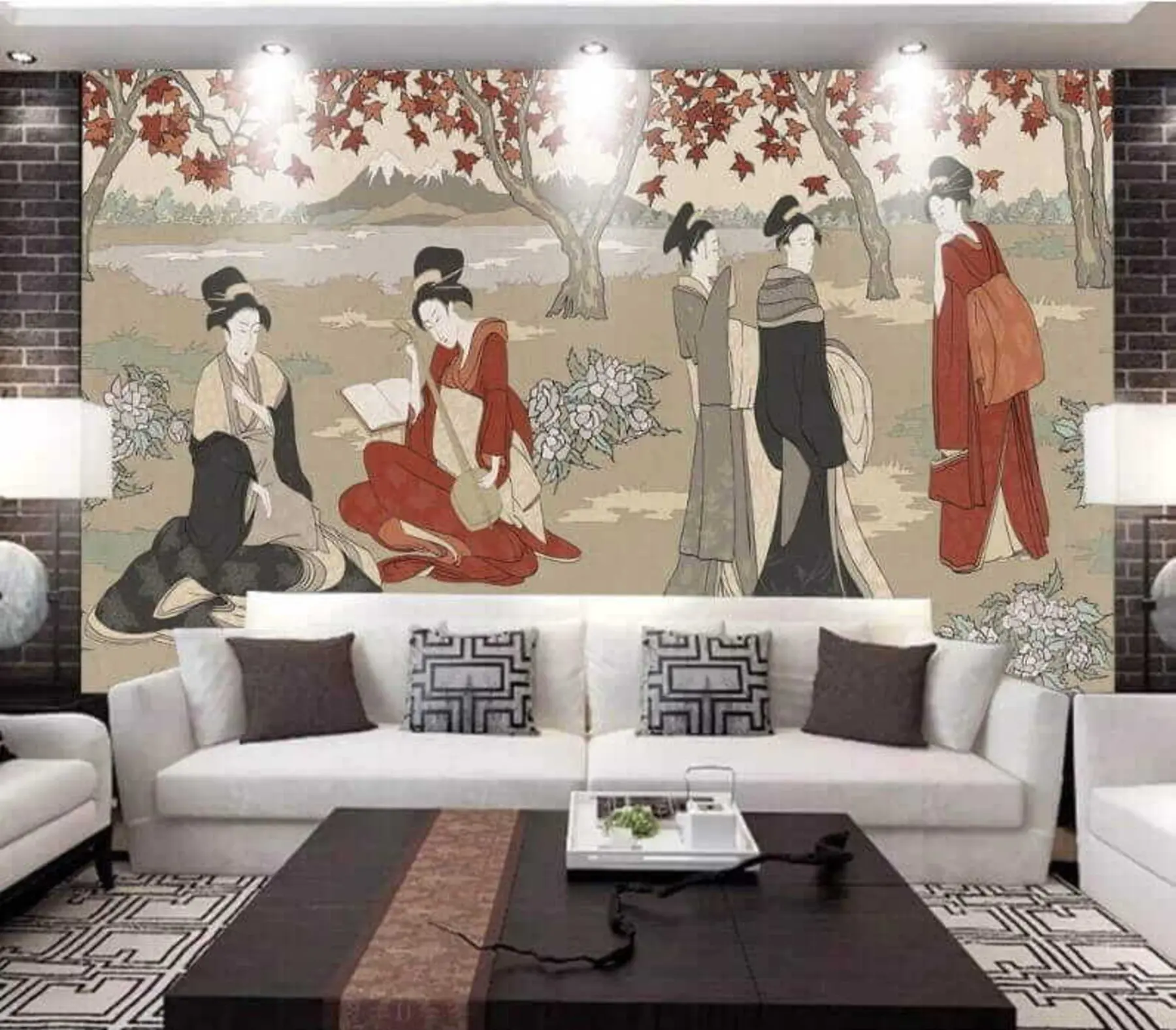 murales de pared Organismo, árbol y arte u13926