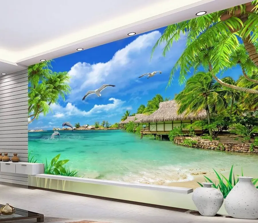 murales de pared Isla del Paraiso u26969