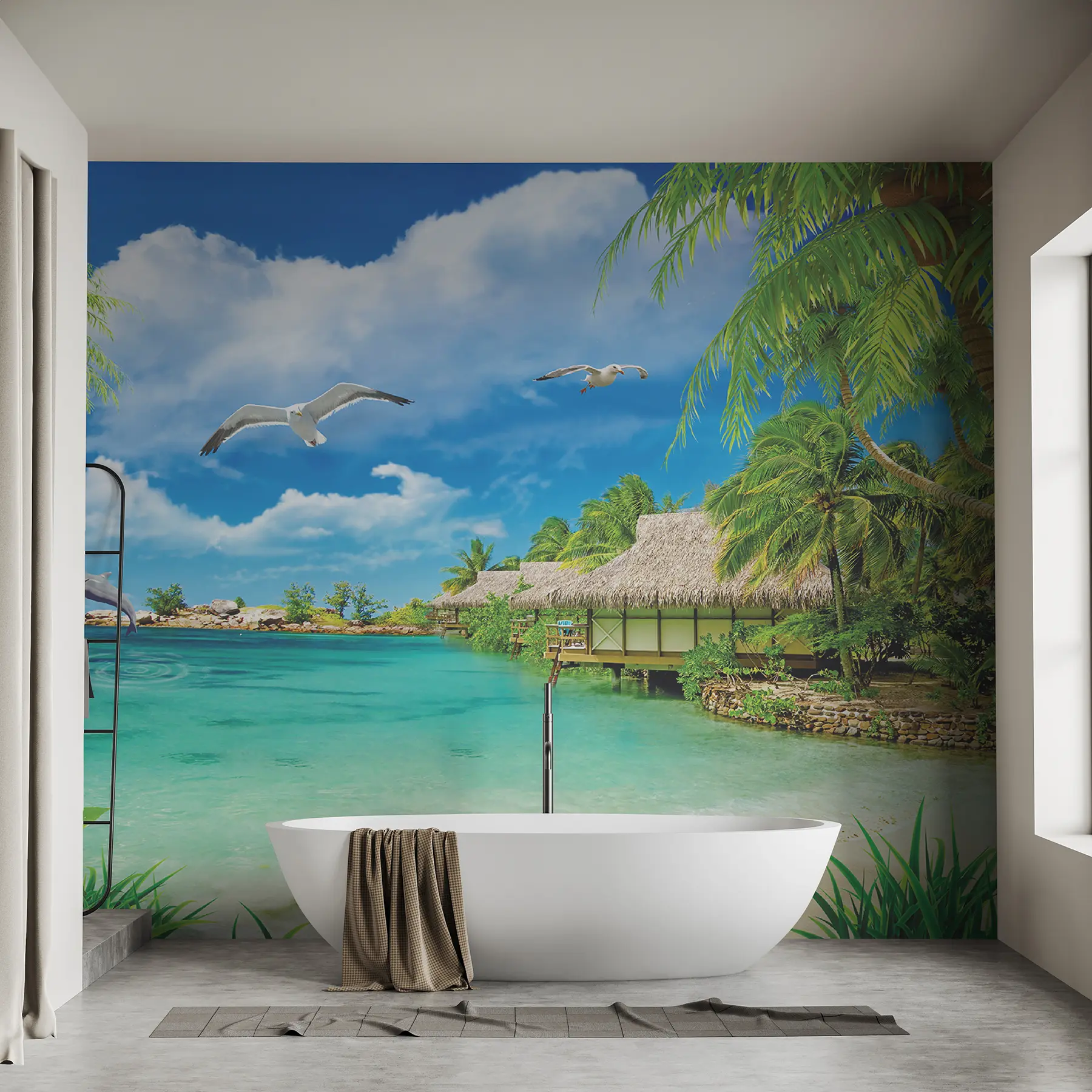 murales de pared Isla del Paraiso u26969