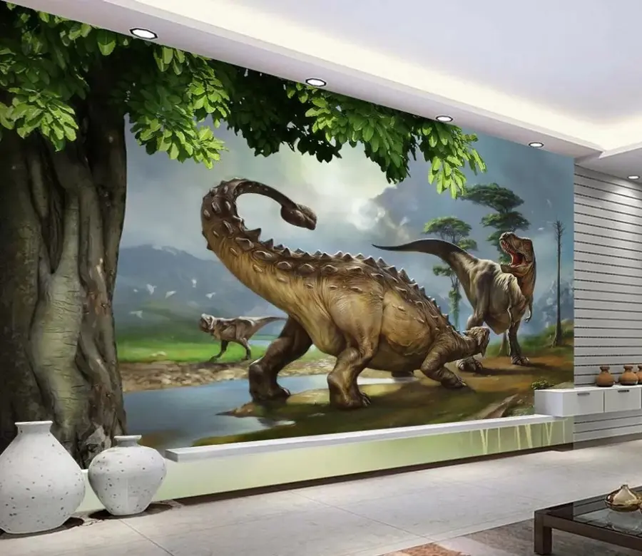 murales de pared Parque de dinosaurios u28674