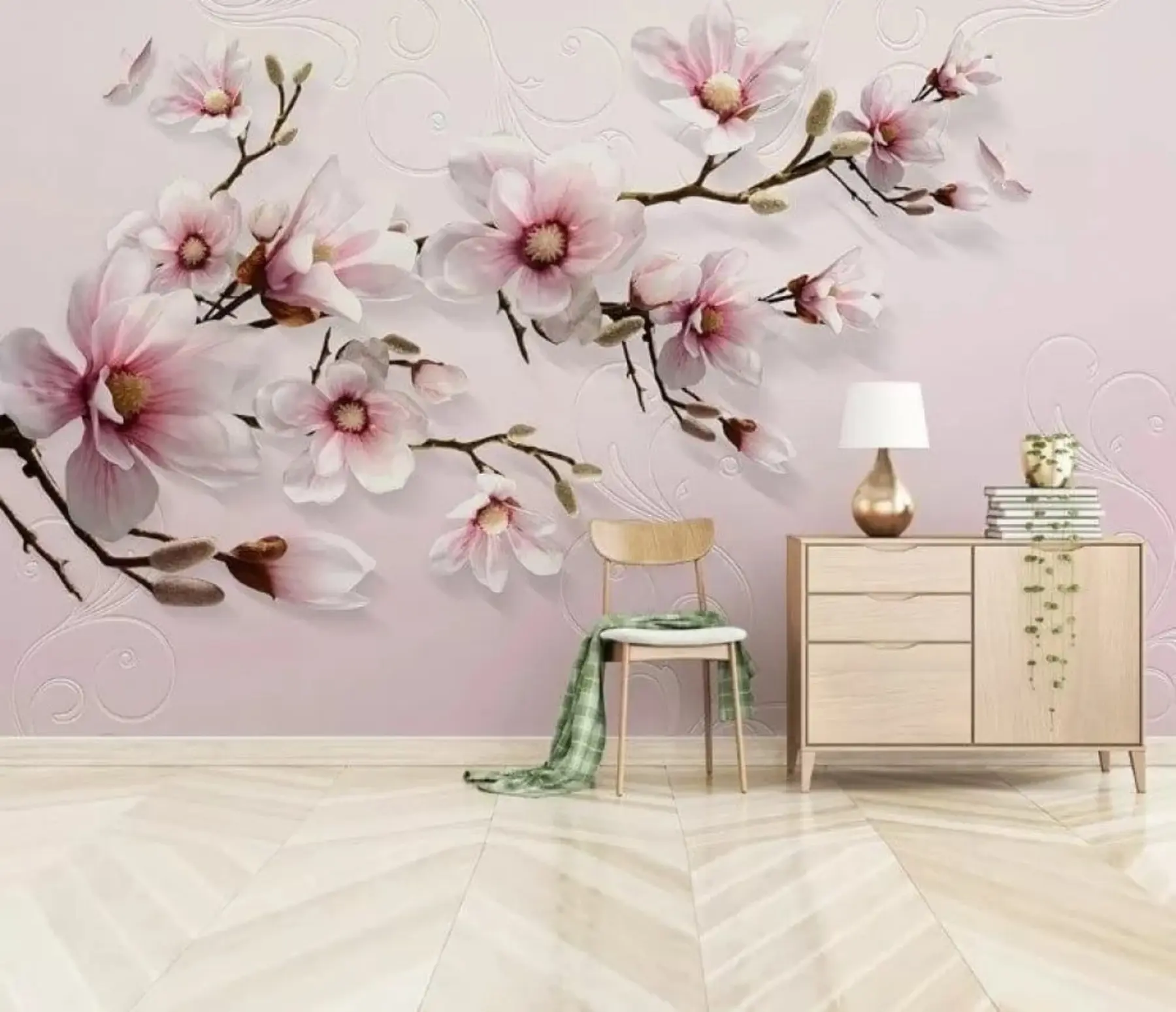 murales de pared árbol floreciente u47486