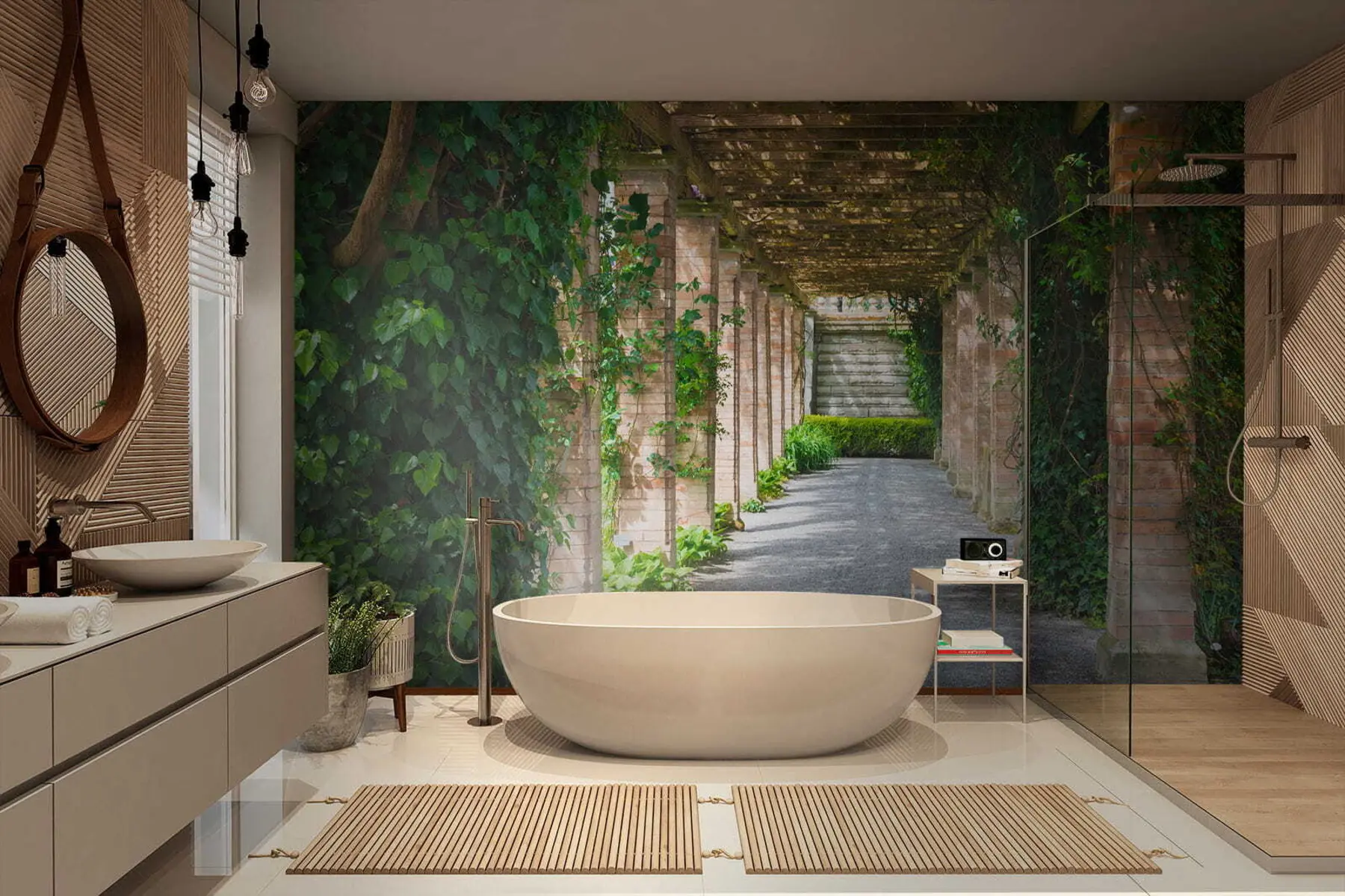 murales de pared Patio italiano u53299