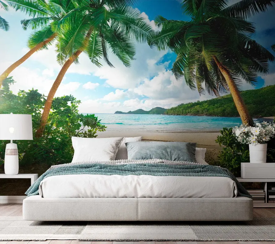 murales de pared Descansa bajo las palmeras u53753