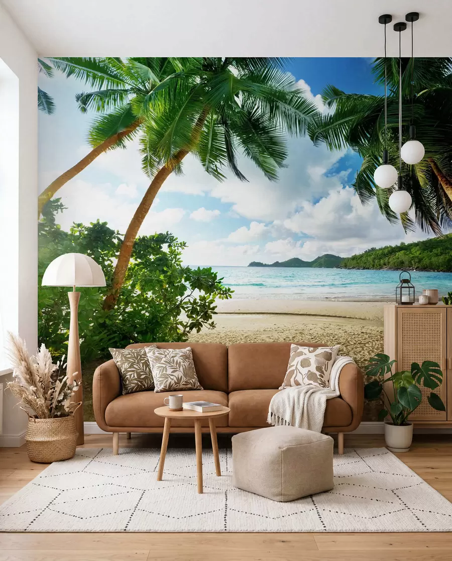 murales de pared Descansa bajo las palmeras u53753