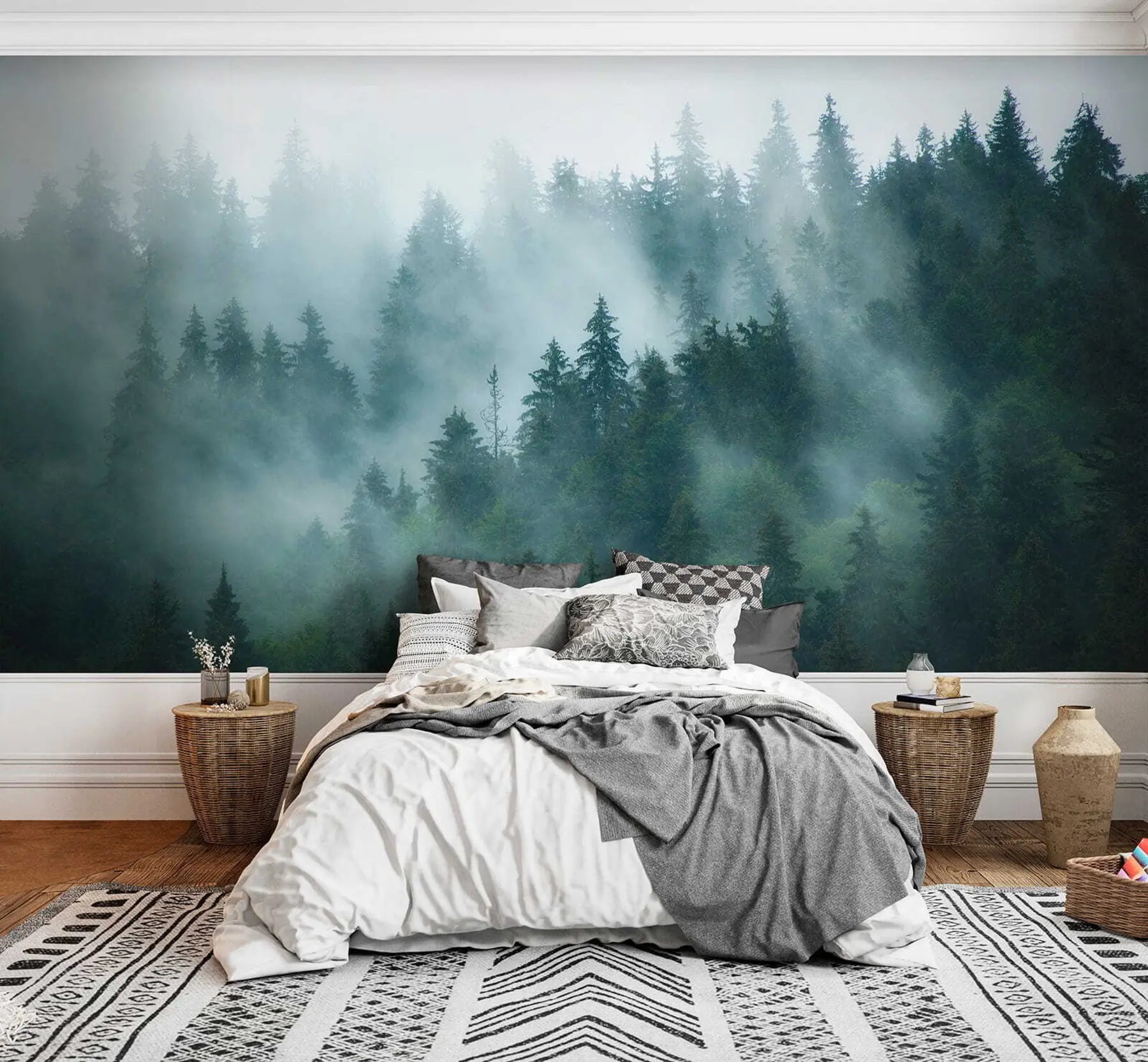 murales de pared Bosque de niebla u57914