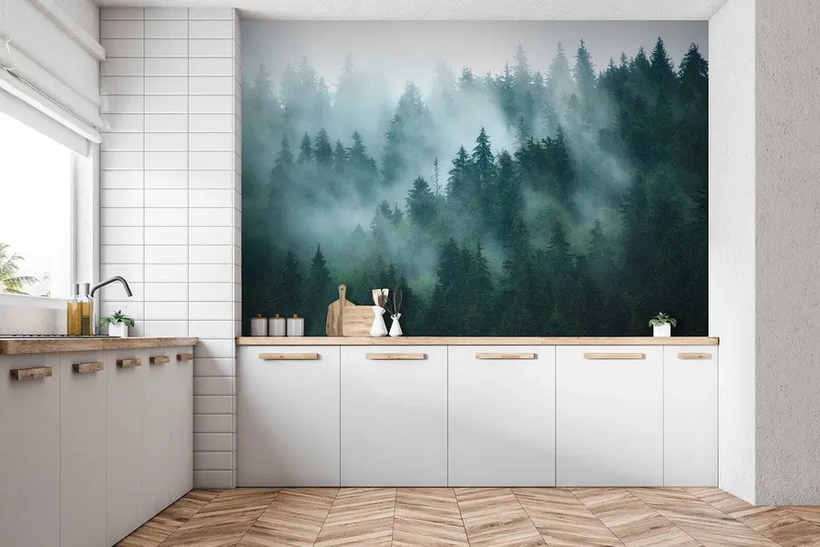 murales de pared Bosque de niebla u57914
