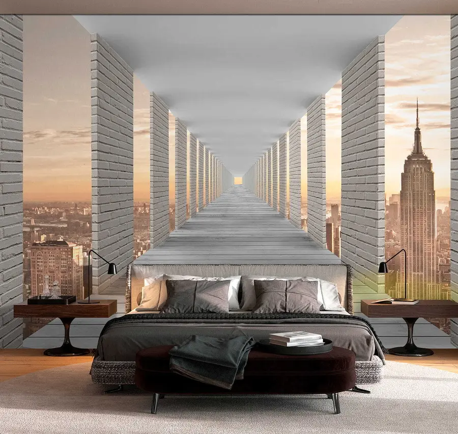 murales de pared Túnel con vistas a Nueva York u59788