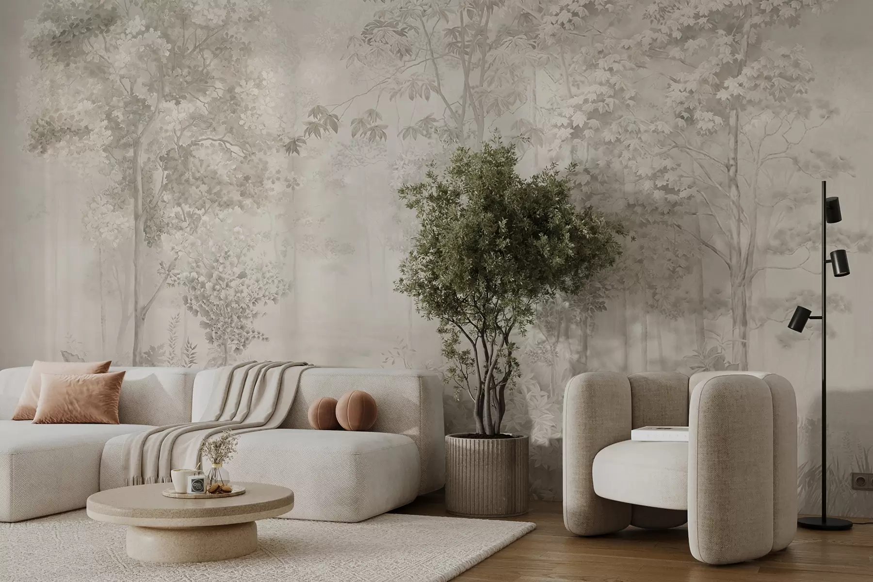 murales de pared Bosque encantador u78448