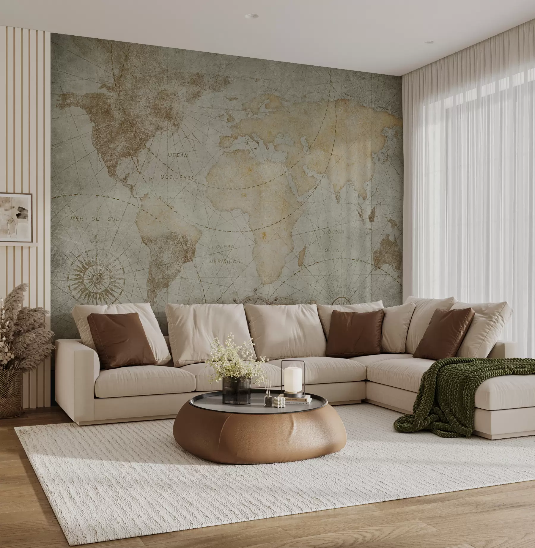 murales de pared Mapa antiguo u71325