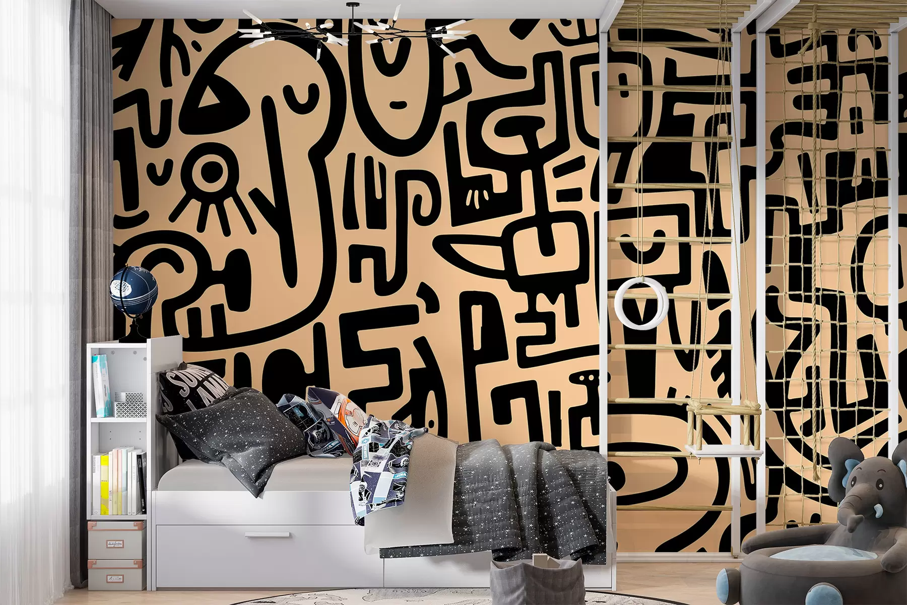 murales de pared Graffiti w08006v2