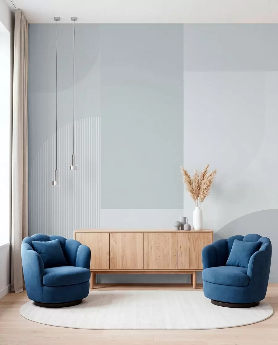 murales de pared Minimalismo de geometría elegante w01500v2