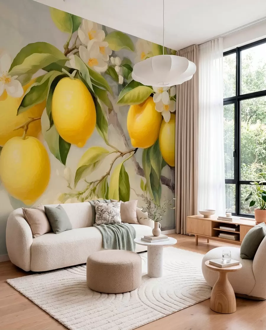 murales de pared limones w01136