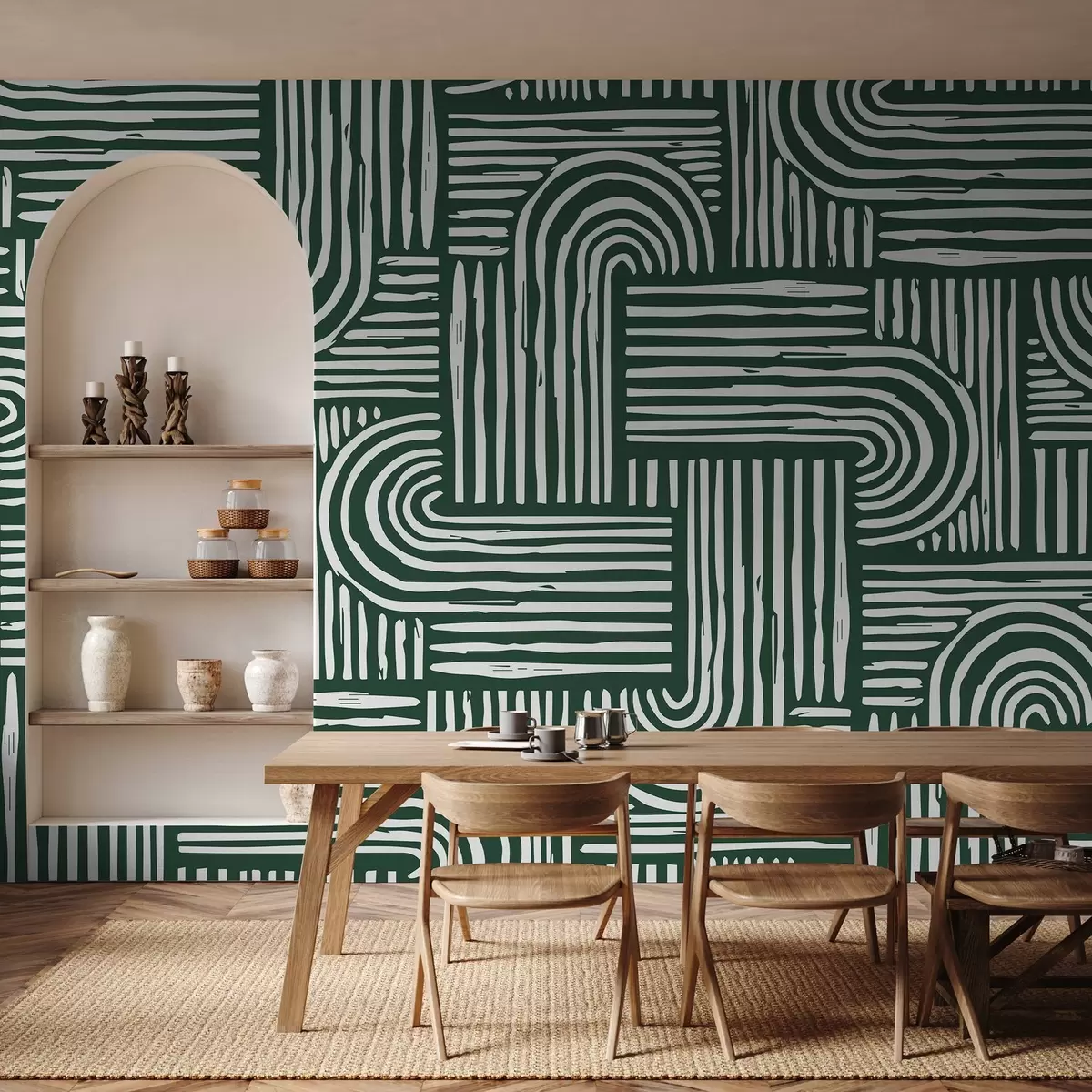 murales de pared Patrones elegantes para un diseño moderno u99089v2