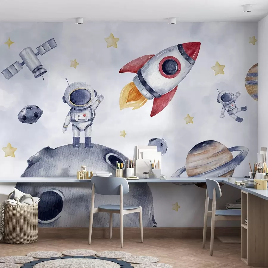 murales de pared Astronautas en el espacio w01461