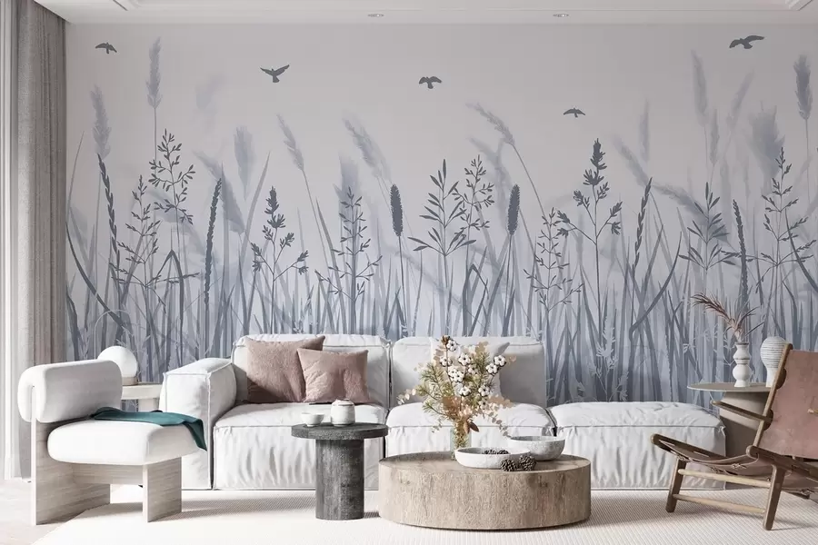 murales de pared Un campo de espigas w02119v1