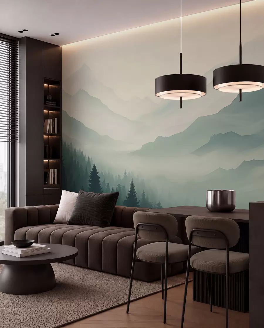 murales de pared Bosques y montañas w02186