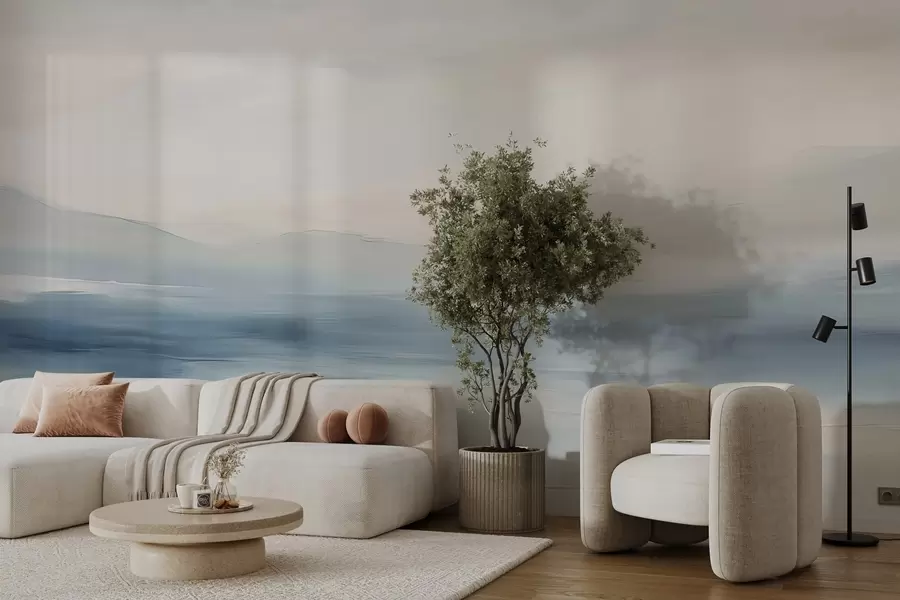 murales de pared Paisaje marino minimalista w02409