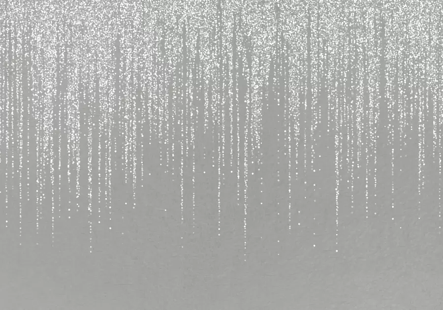 murales de pared Un elegante estampado vertical de guirnaldas punteadas sobre un fondo gris texturizado, que crea una sensación de profundidad y movimiento w08470v1