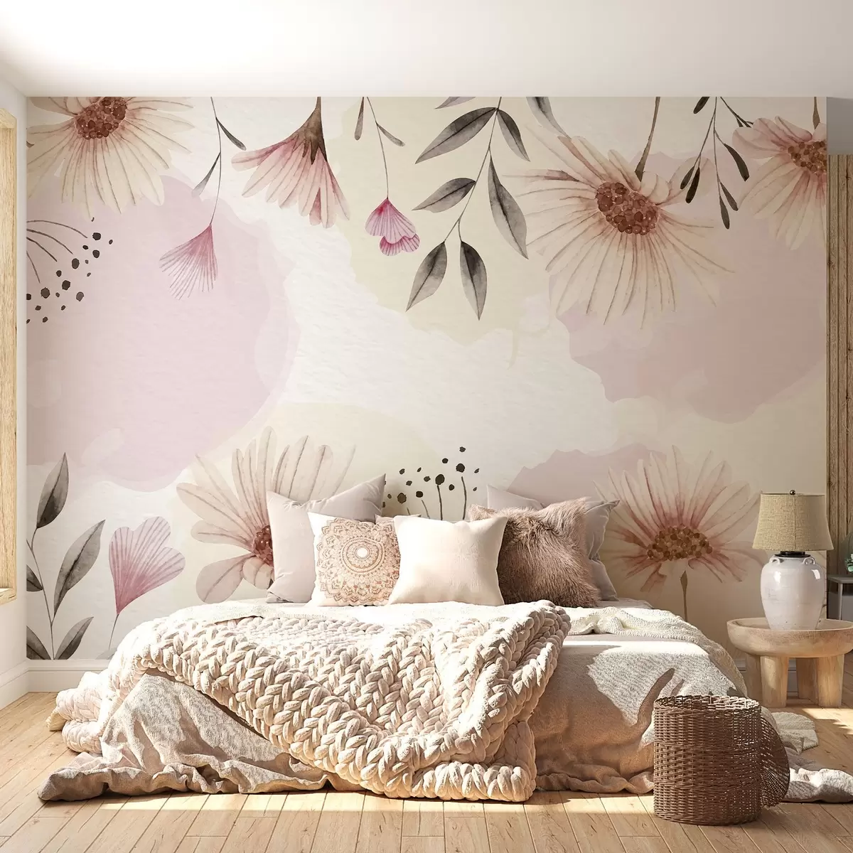 murales de pared Poesía floral w02650