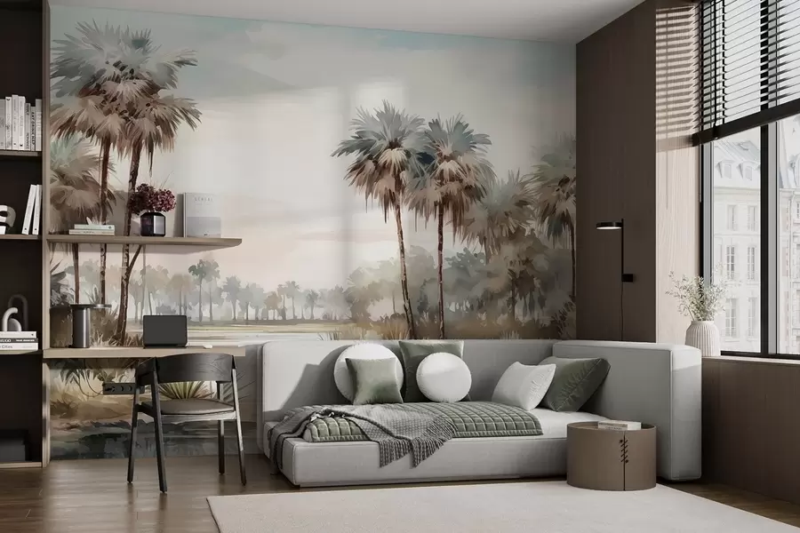 murales de pared Paisaje tropical w08597