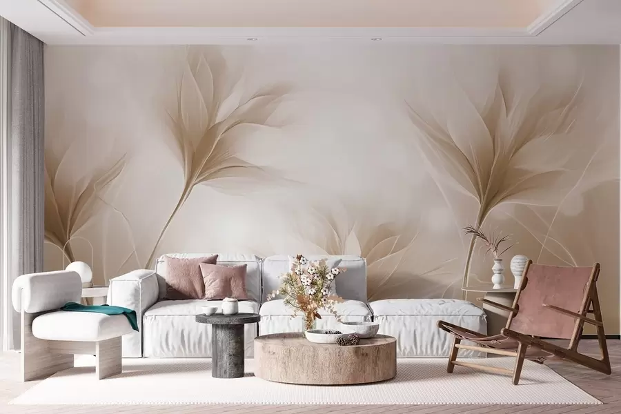 murales de pared Pétalos suaves y transparentes w02697v1