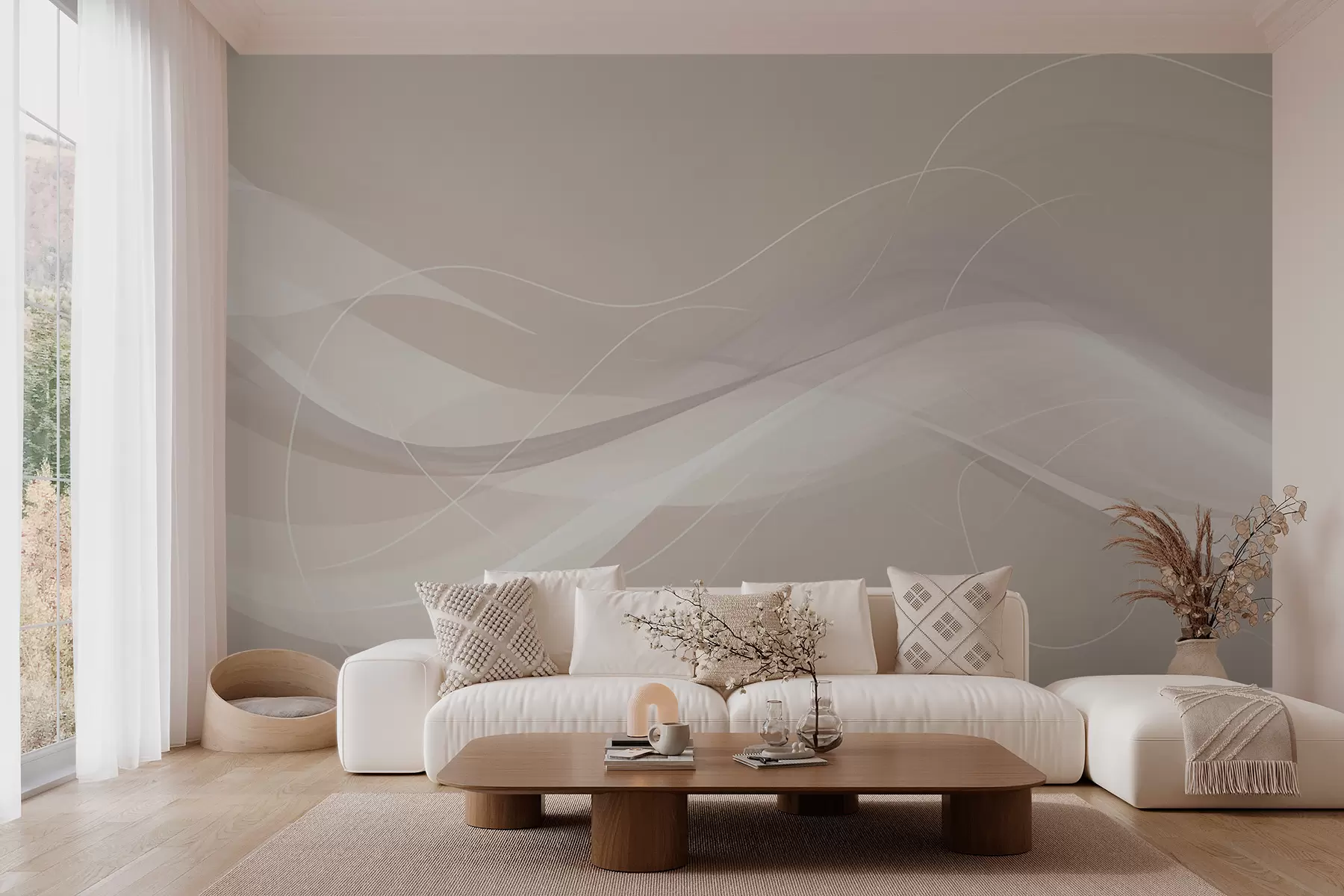 murales de pared Líneas de luz w02822
