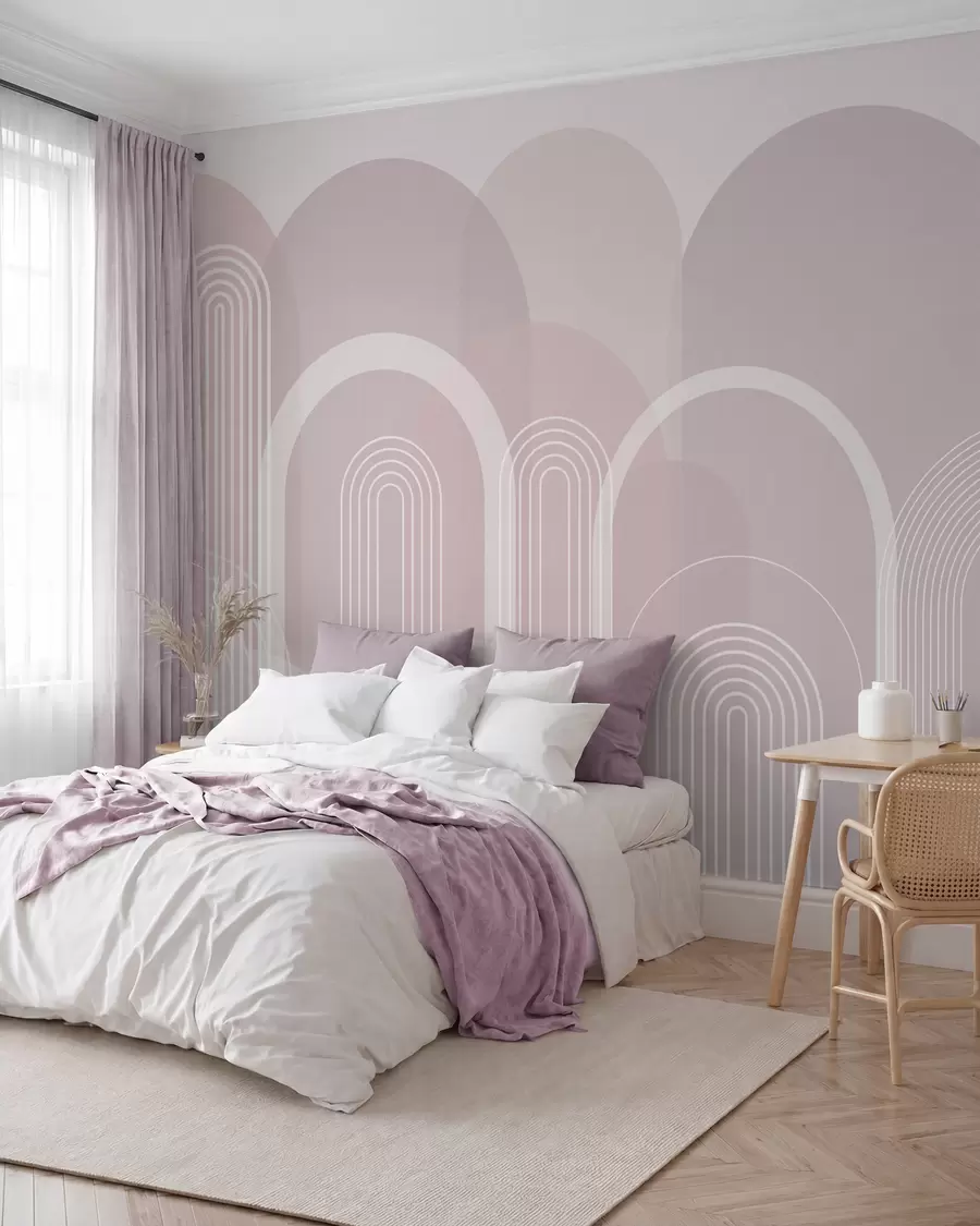 murales de pared Arcos geométricos boho w02935