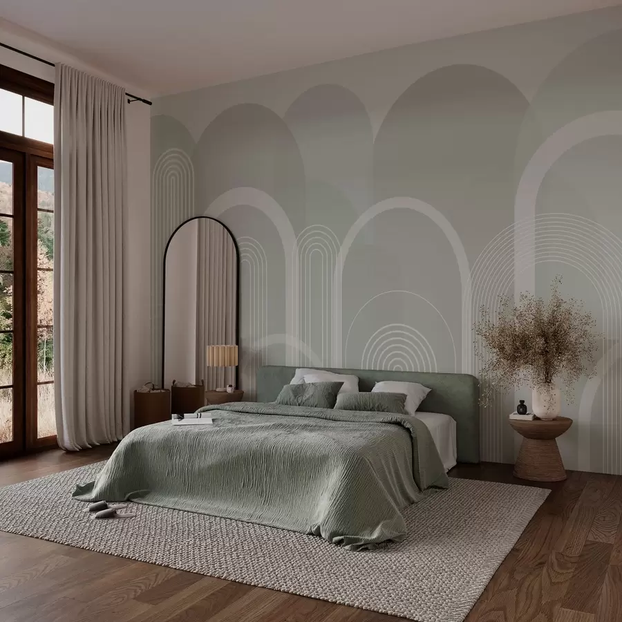 murales de pared Arcos geométricos boho w02935v3