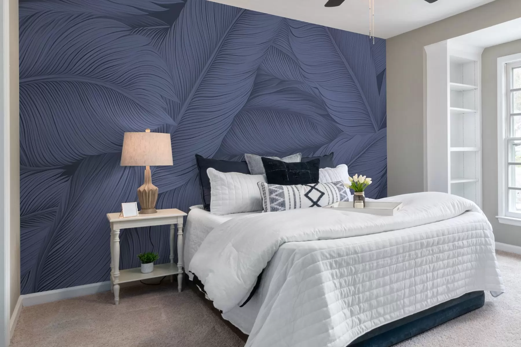 murales de pared Plumas grandes pintadas w02973v1