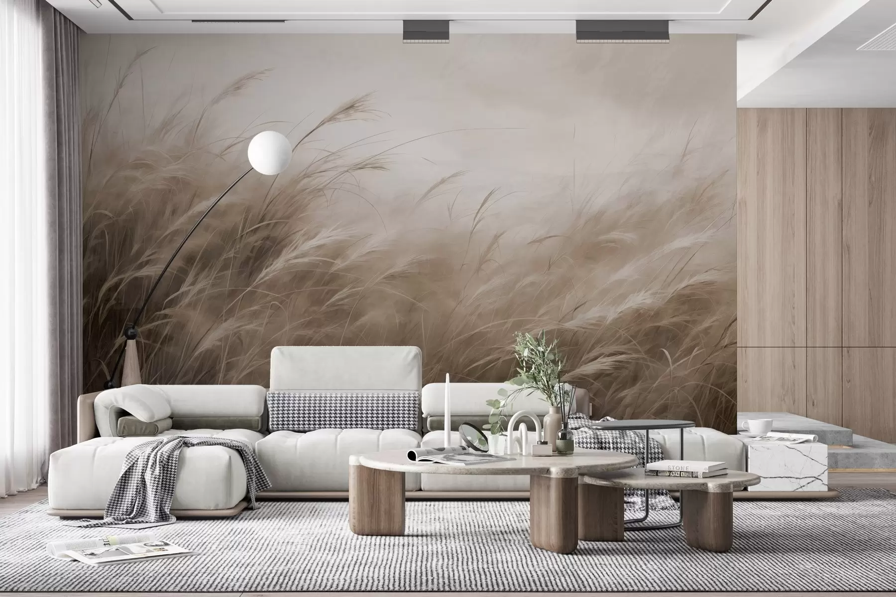 murales de pared Paz en la hierba w02985v2