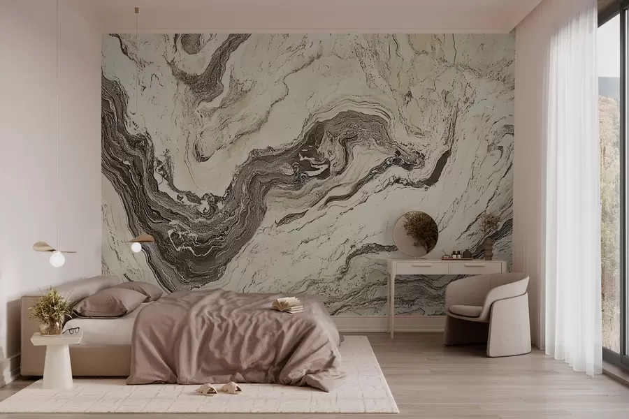 murales de pared imitación de mármol con vetas w03011