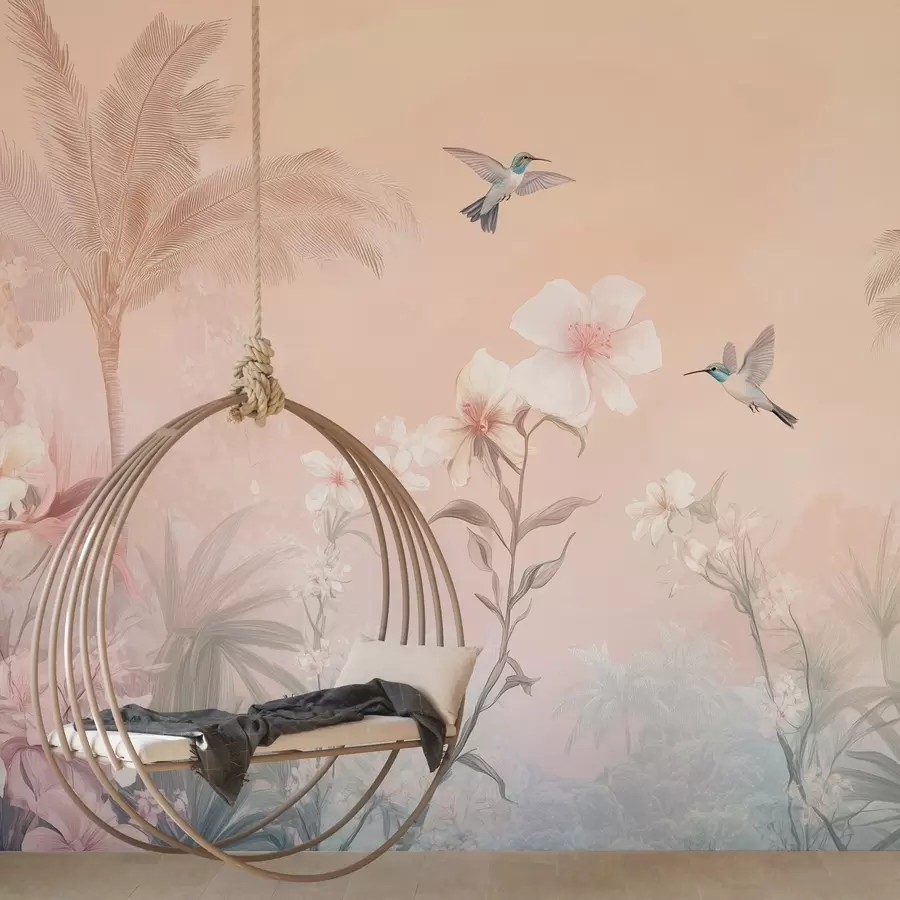 murales de pared un paraíso tropical con un calibre w03016