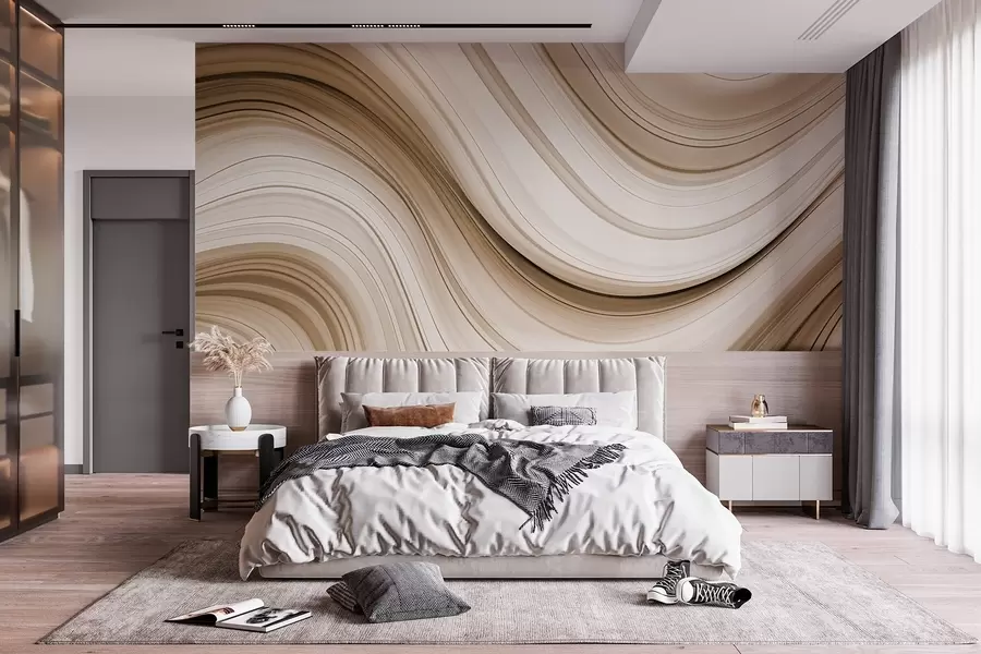 murales de pared Onda abstracta w02899