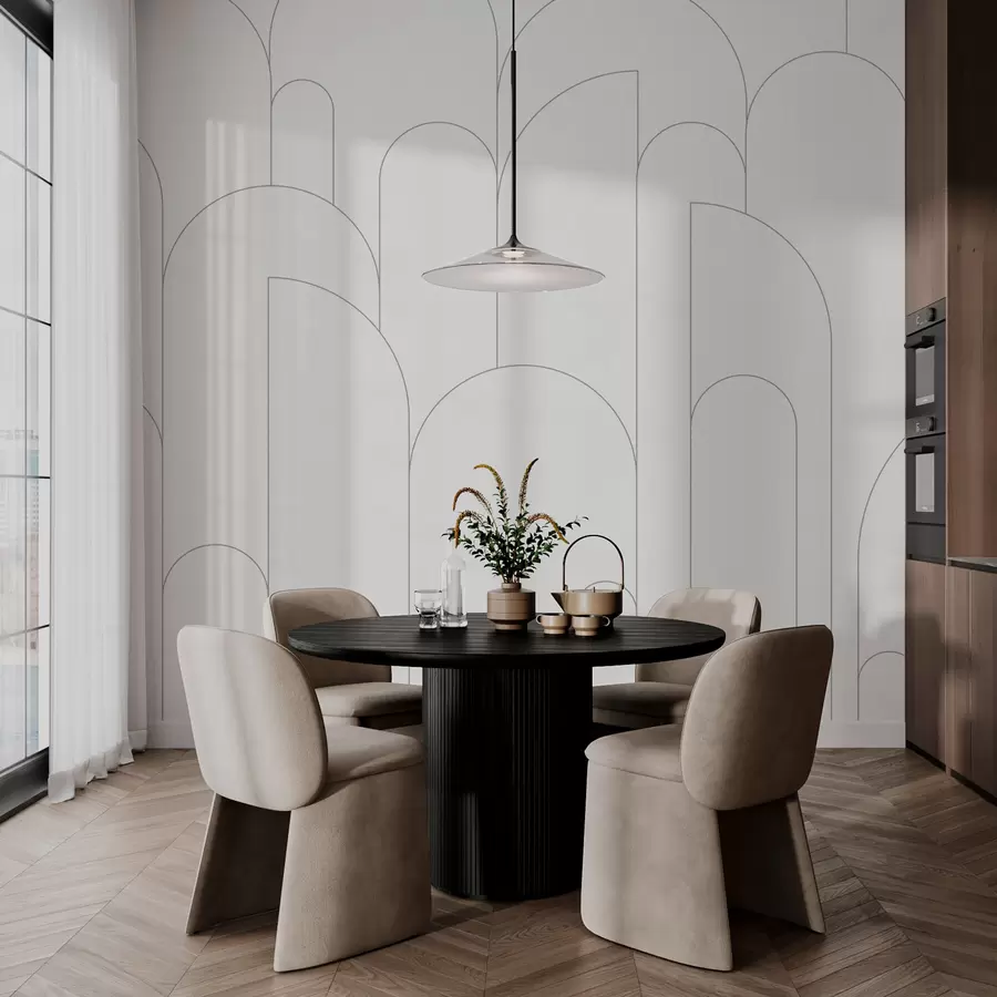 murales de pared Arcos minimalistas w03145v3