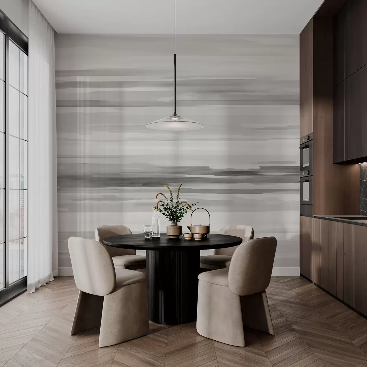 murales de pared Tendencia abstracta w03305v1