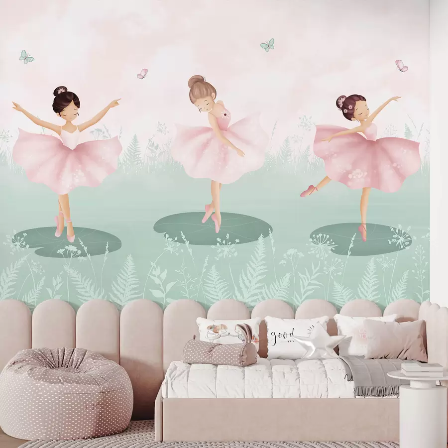 murales de pared Paisaje con bailarinas w03168v2