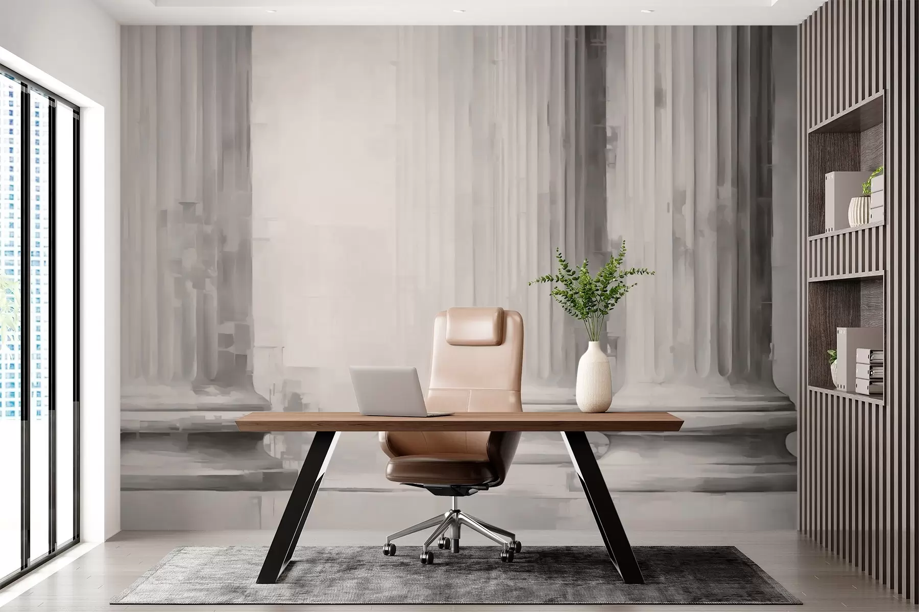 murales de pared Columnas imitación pintura w03359