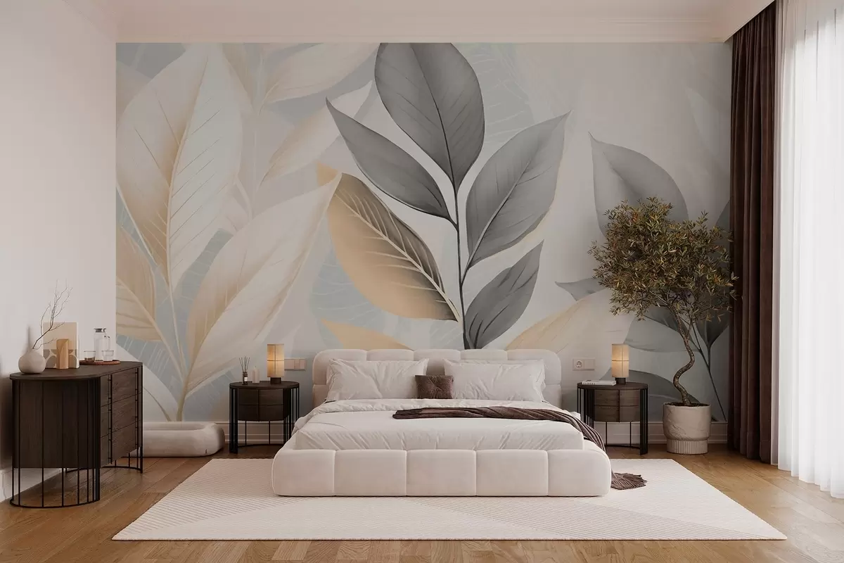 murales de pared Hojas w03369