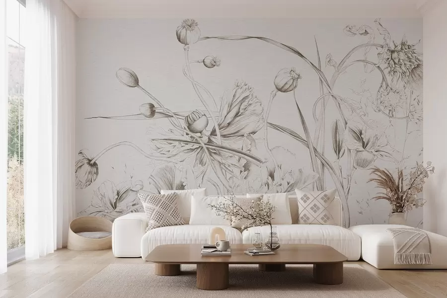 murales de pared Gráficos botánicos w08926v1