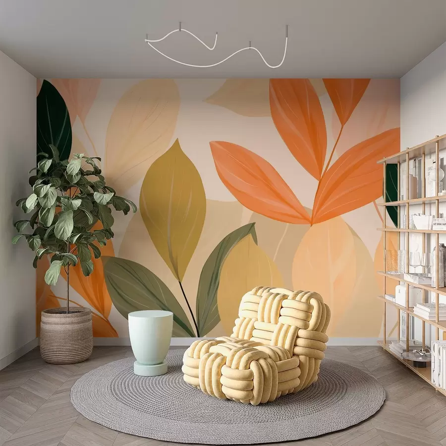 murales de pared Hojas de otoño w03424