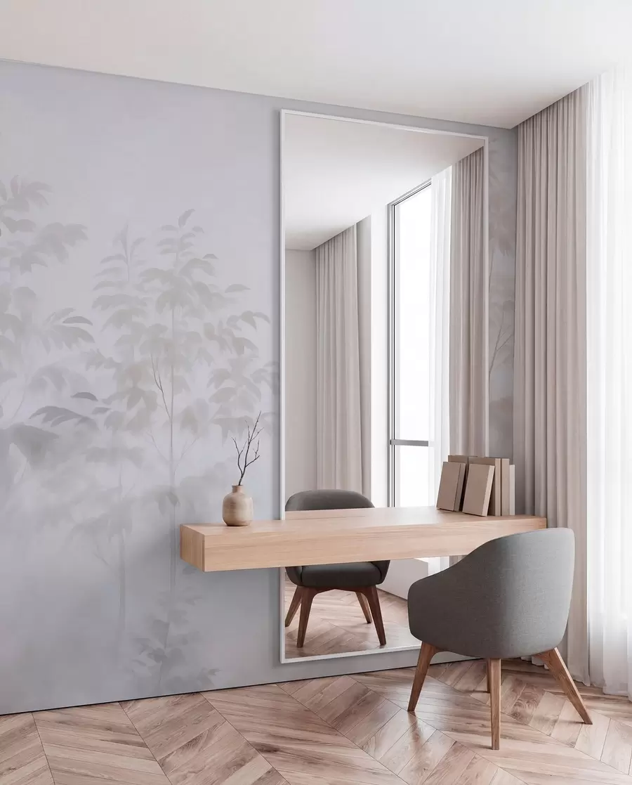 murales de pared Árboles imitación acuarela w03474v1