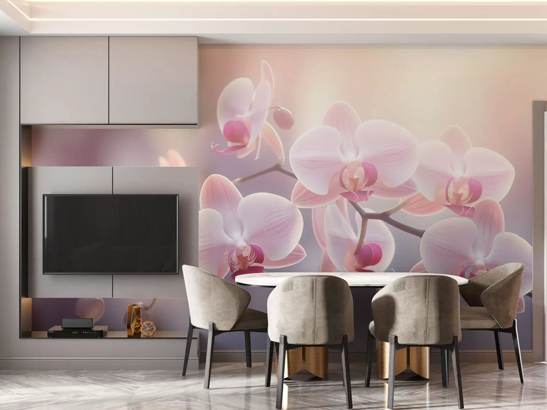 murales de pared Flor de orquídea w03494