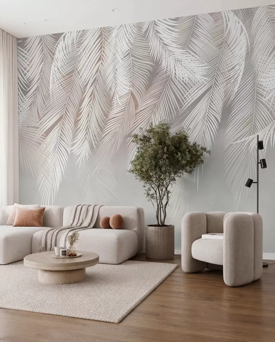 murales de pared hojas colgantes u53114