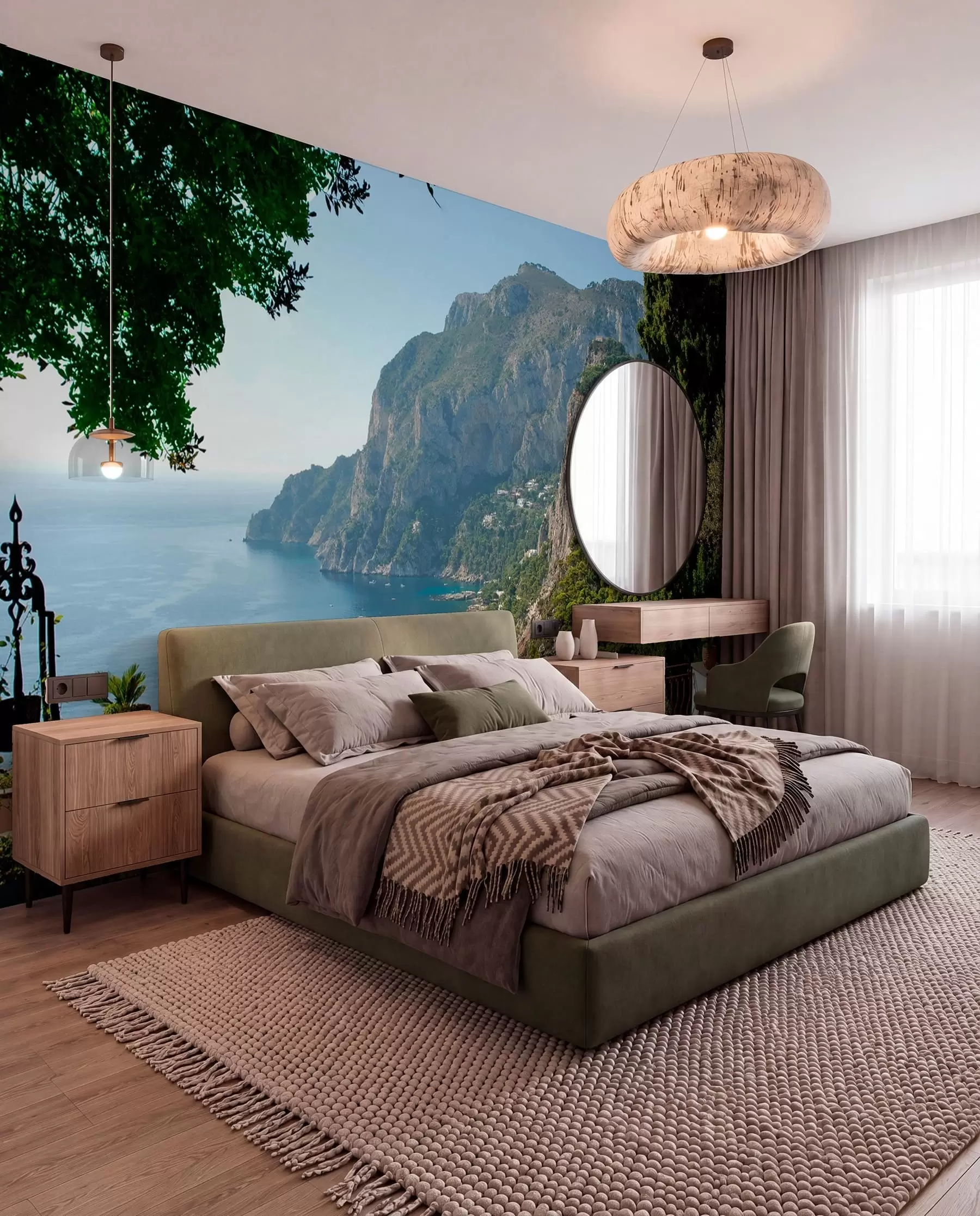 murales de pared paisaje mediterraneo u53438